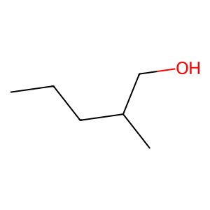 Structure of 2-methyl-1-pentanol