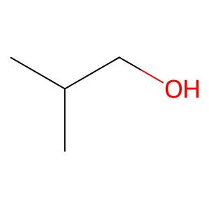 Structure of 2-methyl-1-propanol