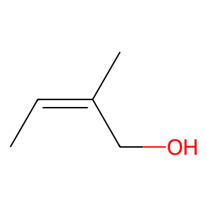 Structure of 2-methyl-2-butenol