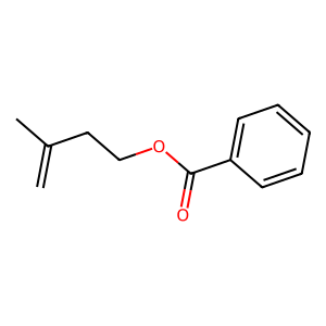 Structure of 2-methyl-2-butenyl angelate