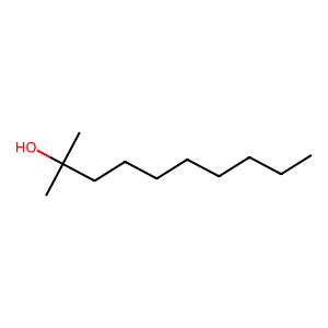 Structure of 2-methyl-2-decanol