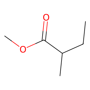 Structure of 2-methyl-2-methylbutyrate
