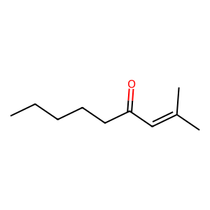 Structure of 2-methyl-2-nonen-4-one