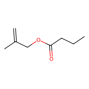Structure of 2-methyl-2-propenylangelate