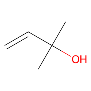 Structure of 2-methyl-3-buten-2-ol