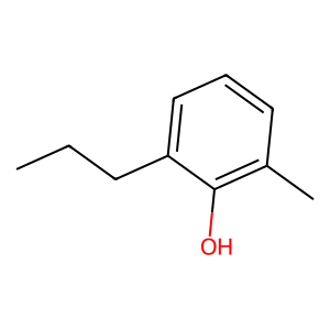 Structure of 2-methyl-6-propylphenol