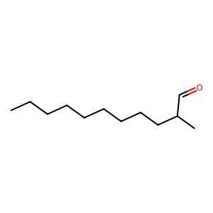 Structure of 2-methyl-undecanal