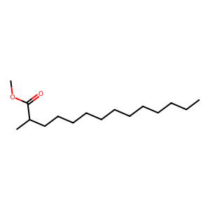 Structure of 2-methylbutyldecanoate