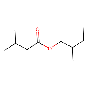 Structure of 2-methylbutylisovalerate