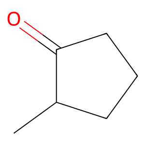 Structure of 2-methylcyclopentanone