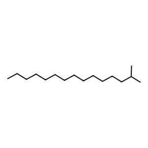 Structure of 2-methylpentadecane