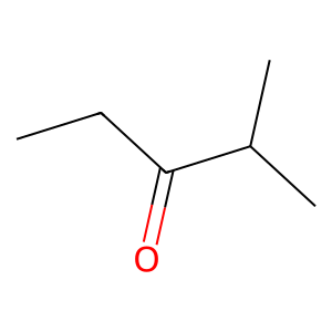 Structure of 2-methylpentan-3-one