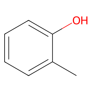 Structure of 2-methylphenol