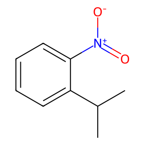 Structure of 2-nitrocumene
