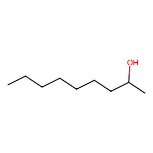 Structure of 2-nonanol