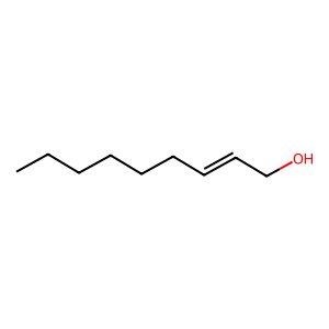 Structure of 2-nonene-1-ol