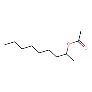 Structure of 2-nonyl acetate
