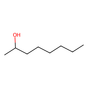Structure of 2-octanol