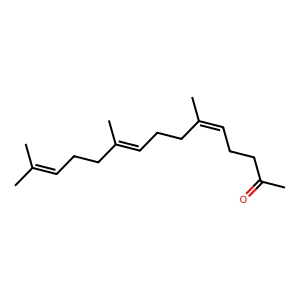 Structure of (5z,9e)-farnesyl acetone