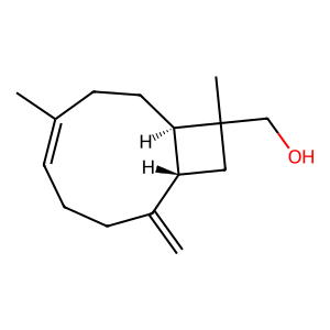 Structure of (e)-14-hydroxy-9-epi-caryophyllene