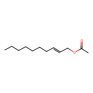 Structure of (e)-2-decenyl acetate