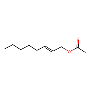 Structure of (e)-2-octenyl acetate