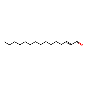 Structure of (e)-2-pentadecenal