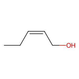 Structure of (e)-2-penten-1-ol
