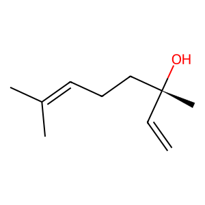 Structure of (+)-linalool