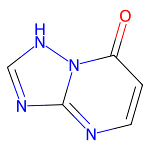 Structure of [1,2,4]triazolo[1,5-a]pyrimidine-6-carboxylic acid,7-amino-ethyl ester