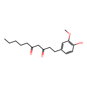 Structure of [6]-gingerdione