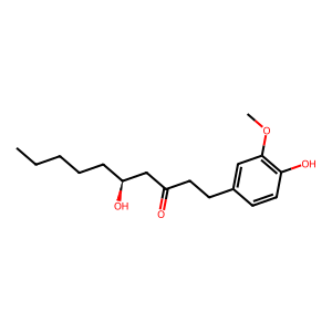 Structure of [6]-gingerol