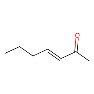 Structure of (e)-3-hepten-2-one