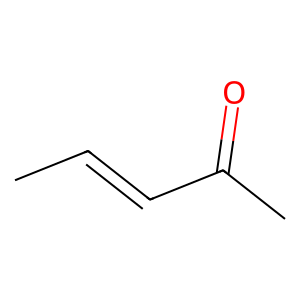 Structure of (e)-3-penten-2-one