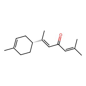 Structure of (e)-alpha-atlantone