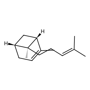 Structure of (e)-alpha-bergamotene