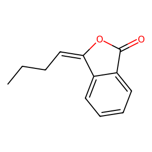 Structure of (e)-butylidenephthalide