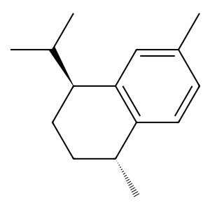 Structure of (e)-calamenene