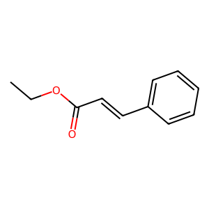 Structure of (e)-ethyl cinnamate