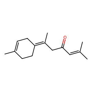 Structure of (e)-gamma-atlantone