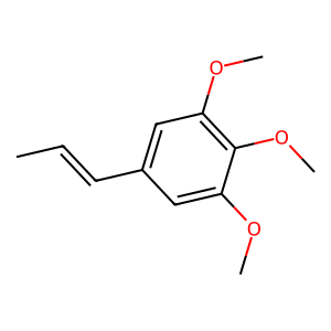 Structure of (e)-isoelemicin
