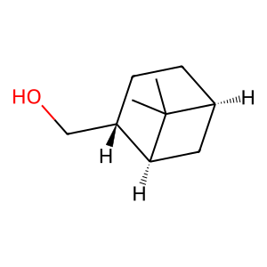 Structure of (- )-cis-myrtanol