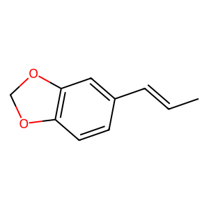 Structure of (e)-isosafrol