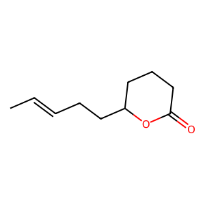 Structure of (e)-jasmolactone