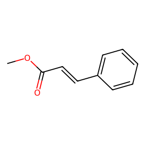 Structure of (e)-methyl cinnamate
