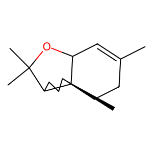 Structure of (-) italicene ether