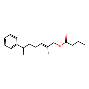 Structure of (e)-nuciferyl butanoate