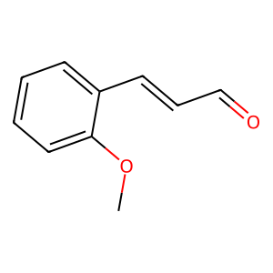 Structure of (e)-o-methoxycinnamaldehyde