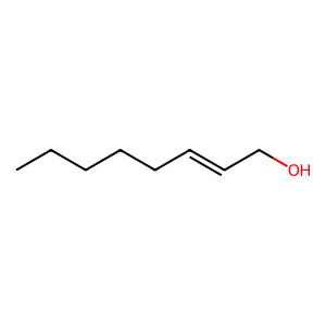 Structure of (e)-oct-2-en-1-ol