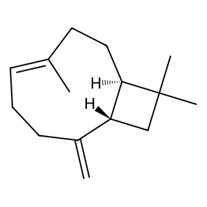 Structure of (-)-(e)-caryophyllene